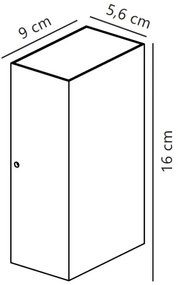 Nordlux - Applique a LED da esterno ROLD LED/10,5W/230V IP54 color crema
