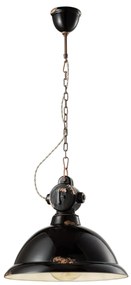 1-light suspension, C1710, Industrial collection, Ferroluce Retrò