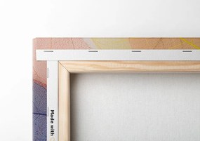 Stampa su tela – Venature su foglie colorate