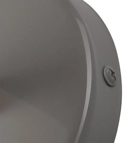 Lampada da parete ELLIE 1xE27/60W/230V grigio
