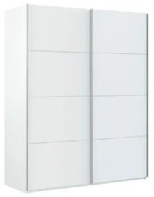 Armadio Guardaroba 2 Ante Scorrevoli 150x60x200 Bianco Opaco Morgan