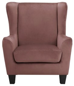 Poltrona in velluto rosa Zhili - Støraa