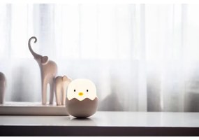 MegaLight - Lampada LED RGB dimmerabile ricaricabile per bambini EGGY EGG LED/5V