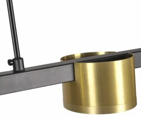 Lampadario LED a sospensione con filo MIRELLA 3xGX53/6W/230V oro/nero