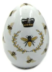 Uovo Decorativo in Ceramica Queen Bee - Royal Family Sheffield