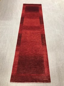 Loribaft Tappeto 290x80 Rosso (Iran) Annodato A Mano