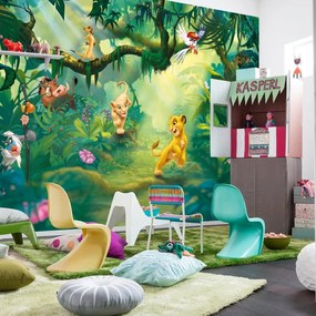 Fotomurale Lion king jungle, multicolor 368 x 254.0 cm