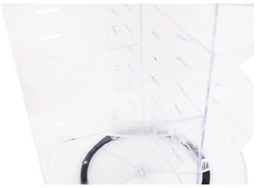 Organizer da bagno girevole in plastica trasparente per cosmetici - Hermia