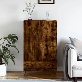 Credenza Rovere Fumo 69,5x31x115 Cm İn Legno Multistrato /