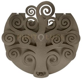 Porta umidificatore albero della vita da tavolo bronzo in ferro e p...