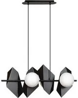 Lampada a Sospensione Drifton, Nero, Acciaio, 90x100x30 cm, EPIKASA