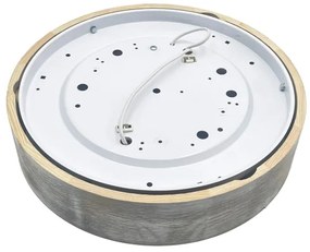 Brilagi - Plafoniera PINO 2xE27/15W/230V pino/argento Ø 37,5 cm