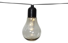 Catena luminosa a LED per esterni con motivo a lampadina, lunghezza 4,05 m Glow - Star Trading