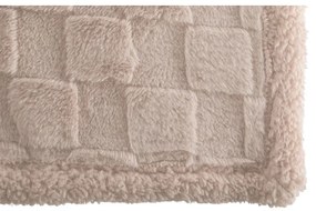 Coperta beige in micropile 150x200 cm Rava – Tiseco Home Studio
