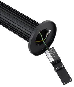 Dissuasore da esterno di design nero 80 cm IP44 - Boris