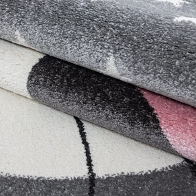 Tappeto per bambini rosa e grigio 120x170 cm Kids - Ayyildiz Carpets