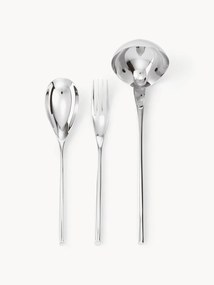 Set di 3 posate in acciaio inox lucidato Bamboo