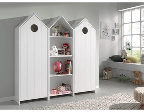 Armadio a giorno bianco per bambini 173x171,5 cm CASAMI - Vipack