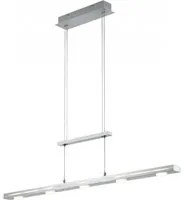 Sospensione Moderna Led Sopra e Sotto Lacal Nichel Trio Lighting