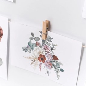 Cornice da parete in colore naturale 43x43 cm - Casa Selección