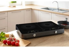 Sencor - Cucina a induzione bizona con display LCD 3400W/230V