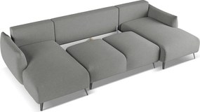 Divano angolare grigio chiaro Malie – Makamii