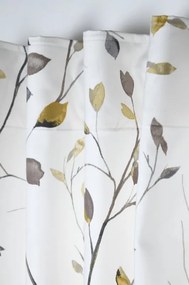 Tenda Liseron Naturel multicolore, fettuccia e passanti nascosti 135x280 cm