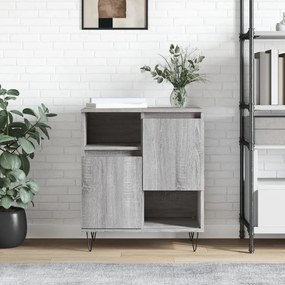 Credenza grigio sonoma 60x35x70 cm in legno multistrato