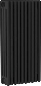 Termosifone in acciaio tubolare 4 colonne 10 elementi interasse 623 mm ERCOS Comby nero