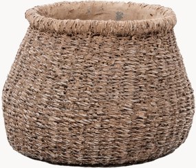 Vaso in cemento fatto a mano Faux-Puff, alt. 13 cm