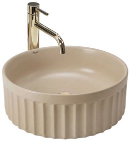 Lavabo da appoggio Rea DUO Caffe Latte Matt