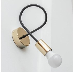 Lampada da parete OXFORD 1xE27/15W/230V oro/nero