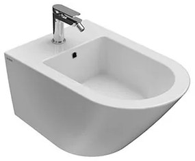 Globo Forty3 Bidet Sospeso Monoforo completo di fissaggi in ceramica Bianco Lucido