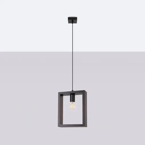 Sollux SL.1311 - Lampadario a sospensione con filo ARIES 1xE27/15W/230V faggio/wenge