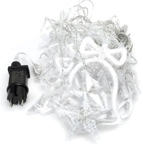 Aigostar - Catena luminosa LED natalizia per esterni 120xLED/6W/230V/8 funzioni 3x0,6m IP44 bianco freddo + telecomando