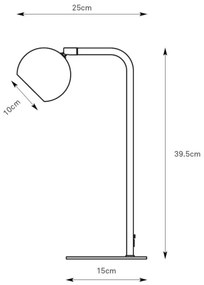Markslöjd 109034 - Lampada da tavolo POP 1xGU10/7W/230V verde