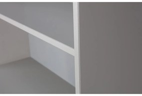 Libreria modulare in legno di pino grigio chiaro 80x200 cm Madu - WOOOD