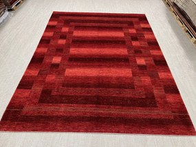 Loribaft Tappeto 300 x 390 Rosso (Iran) Annodato A Mano