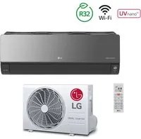 Climatizzatore Condizionatore LG Inverter ARTCOOL Mirror 9000 Btu R-32 Wi-Fi Integrato AC09BK UV Nano Voice Control Classe A++/A+- NOVITA'