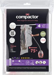 Sacchetti per il vuoto in set da 4 pezzi Hanging Vacuum M/L - Compactor