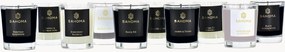 Set di 10 candele profumate fatte a mano Discovery Collection (agrumi, fiori e legni)