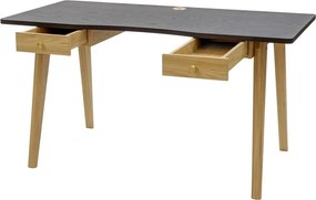 Scrivania con effetto rovere 70x140 cm Nice – Woodman