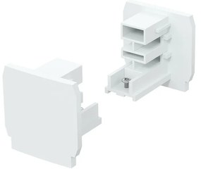 Tappo Terminale Bianco per Binario Trifase - Kit 2 Pezzi