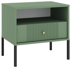 Comodino LUE verde/nero