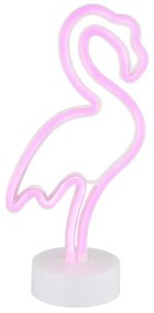 Globo 28064 - Decorazione da tavolo LED Neon FLAMINGO LED/2W/3xAA
