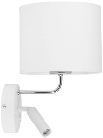 Lampada LED flessibile RICHI 1xE27/15W/230V + LED/3W/230V bianco