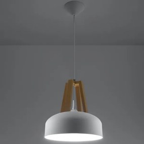 Sollux SL.0388 - Lampadario a sospensione con filo CASCO 1xE27/60W/230V diametro 30 cm