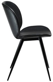 Sedia in similpelle nera Cloud - DAN-FORM Denmark