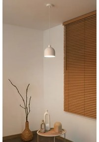 Duolla - Lampadario a sospensione su cavo IRONLINE 1xE27/15W/230V diam. 17 cm bianco