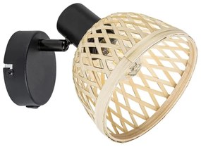 Rabalux 3133 - Faretto da parete RATTAN 1xE14/15W/230V rattan